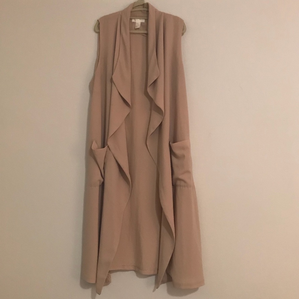 Open front long duster